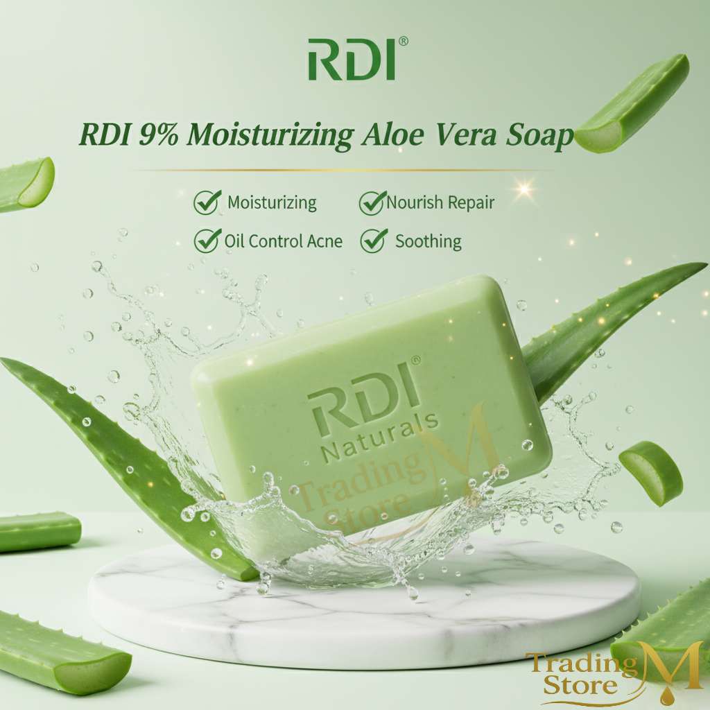 لبشره نقيه صابونه الوفيرا لتنظيف وترطيب مضاعف