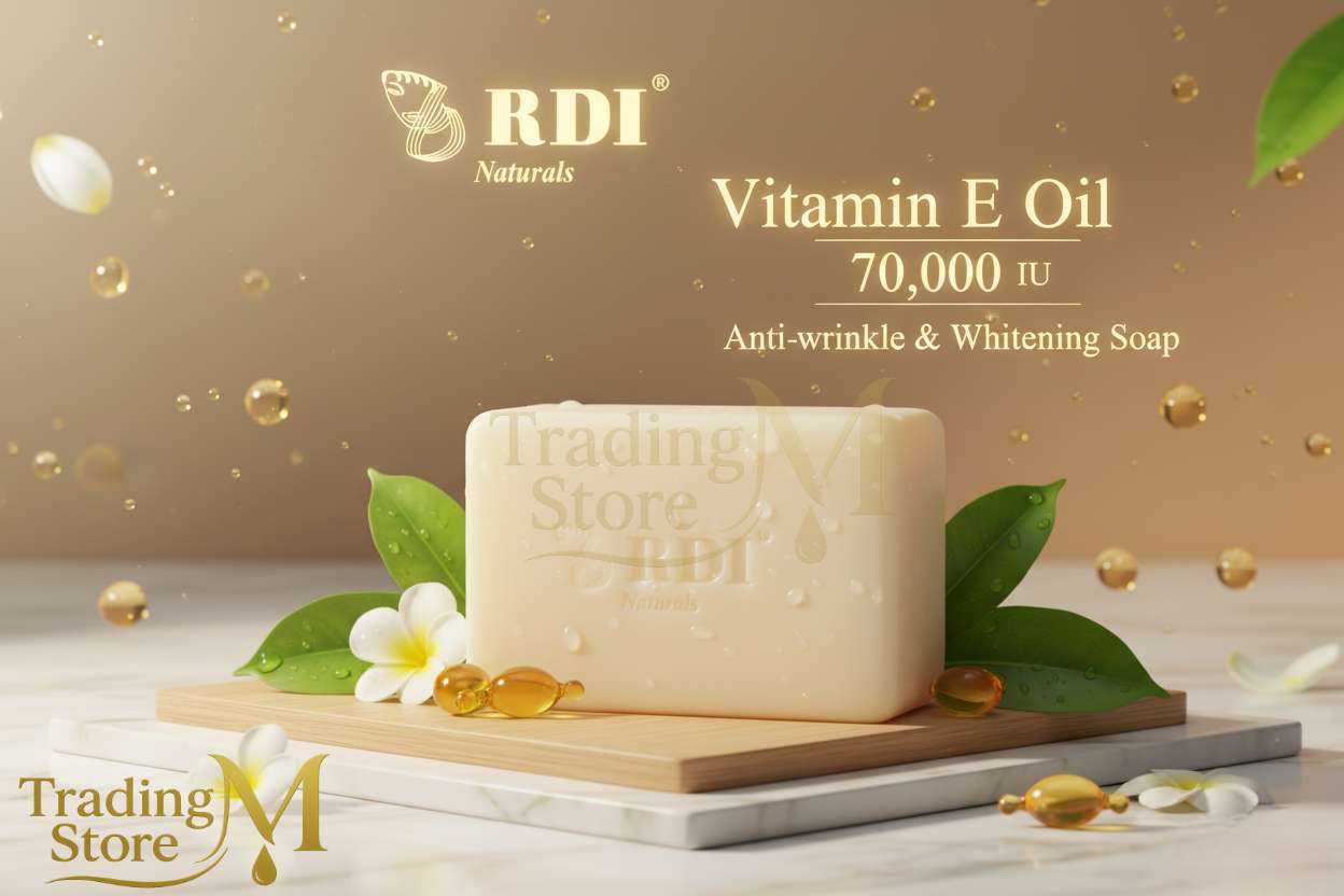 ودعى التجاعيد واستقبلى  اشراقه بشره كاللؤلؤ صابونه بفيتامين E المركز