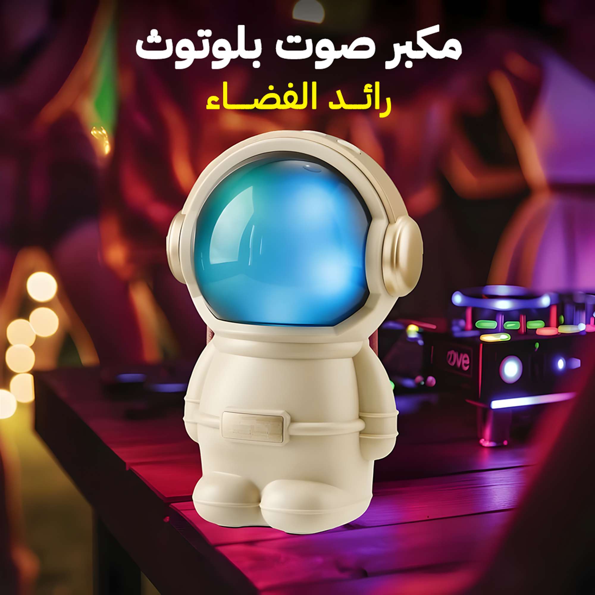 " مكبر صوت بلوتوث رائد الفضاء"